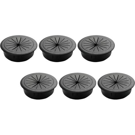 Lot de 6 cache câbles de bureau organisateur de câbles PC (1/5)