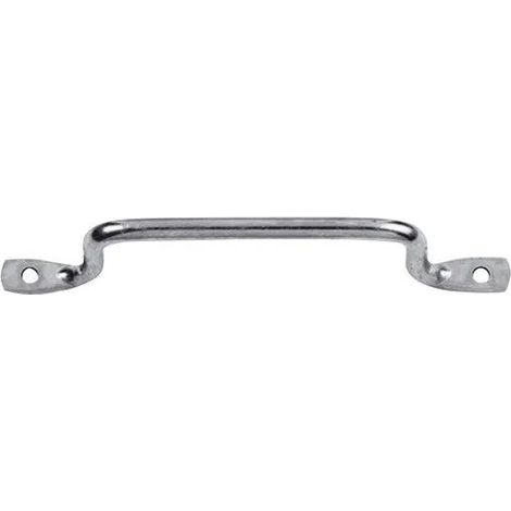 Manico rotondo in filo metallico con piedi, lunghezza 160mm