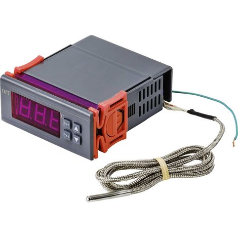 TRU COMPONENTS Termostato -30 fino a 999 °C Relè 10 A (L x L x A) 77 x 87 x 35 mm (1/4)
