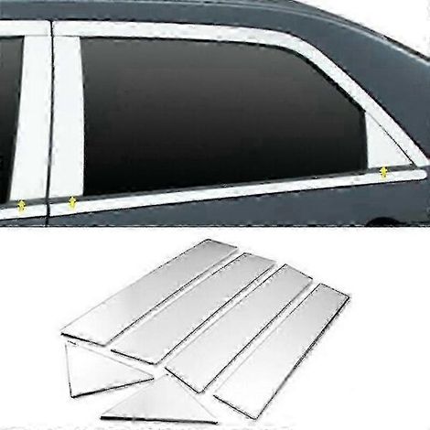 f 6-teiliges Chrom-Fenstersäulen-Zierteil für Chrysler 300 300c 2005-2010 (1/2)