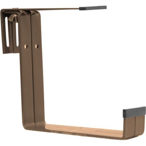 TrendLine Blumenkastenhalter 1-fach verstellbar Balkonkastenhalterung Braun
