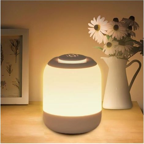 Lamp of Bedside Tactile, Lamp Of Table Rechargeable with 3 Modes Dimmable, 2800K-4500K, 2400m Ah,for Bedroom,Office,Lamps of (1/5)