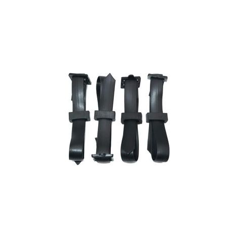 4 Pcs 60 x 2.5 cm Attaches en Caoutchouc réglables pour arbustes (1/5)
