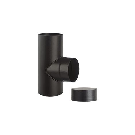 RACCORDO T 90 D.120MM ARREDO TAPPO SPESSO 2MM