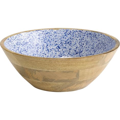 Bol en bois de manguier avec revêtement intérieur en résine époxy Ø 30 cm 3 l (1/5)