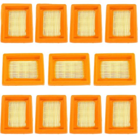 Filtre à air de carburateur (5 ou 10 pièces) pour débroussailleuse Stihl FS120, FS200, FS250, FS300, FS350, FS400 et FS450-AquaForge