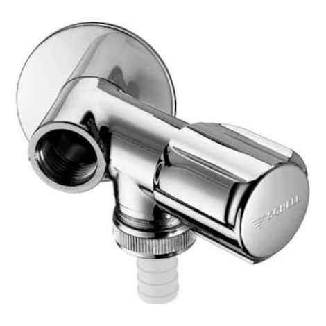 Schell Comfort vanne de ligne d&39extension 033 090 699 1/2 », chromé, avec clapet anti - retour (1/2)