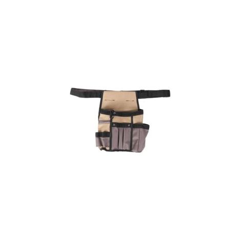 Sac de taille de jardin, 10 poches sac de ceinture multifonctionnel portable pour outils de jardinage, ceinture réglable, pour homme et femme (1/4)