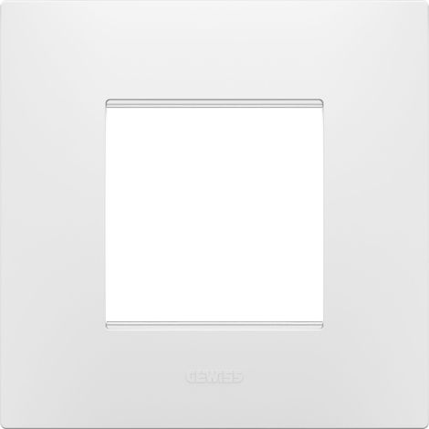 PLAQUE EGO 2P BLANC SATIN GEWISS GW16022PW