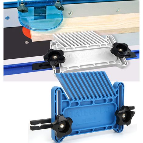 Outil de menuiserie à rainurer, équerre inversée, accessoires pour outils électriques, rainure de chanfrein unique, style B, bleu (1/5)