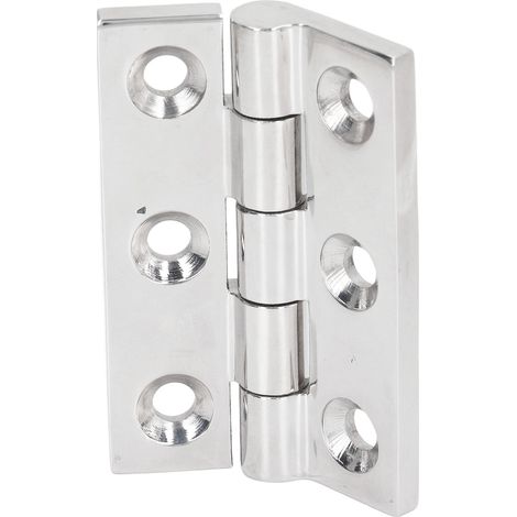 Charnière amovible antirouille en acier inoxydable robuste pour porte de porte de placard de bateau, 6 trous (1/5)