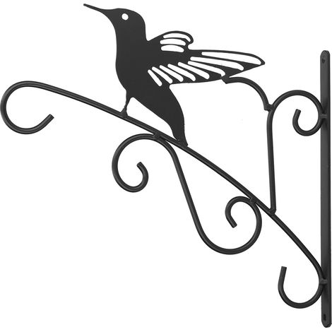 Support suspendu pour plantes, stable et robuste, en fer, décoratif, pour fleurs, mangeoires à oiseaux, lanternes - Asuka (1/5)