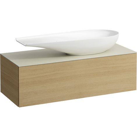 LAUFEN Il Bagno Alessi cajonera, 1 agujero para grifo, encimera