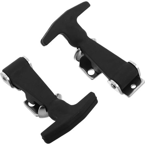 Loquet Caoutchouc Flexible Antichoc pour Capot et Boîte à Outils Acier Inoxydable Haute Élasticité de Bruit Installation Facile Adapté pour Véhicules Glacières et Coffres Frontaux (1/5)