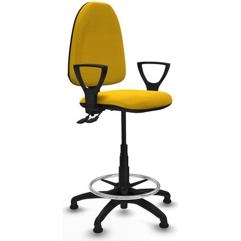 Piqueras y Crespo BFN01RT Silla de oficina amarilla (1/3)