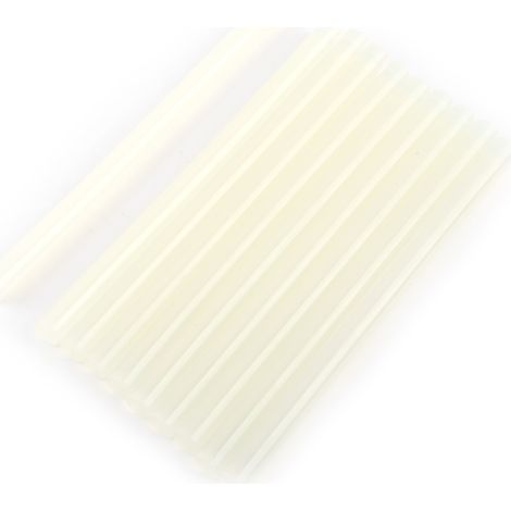 10 Bâtons de colle thermofusible transparents 7mm/11mm pour pistolet à colle, longueur 20cm, bricolage et projets créatifs (1/5)