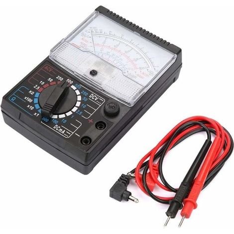 Multimètre d'électricien digitale - Testeur de tension et résistance, indicateur analogique e digitale (1/3)