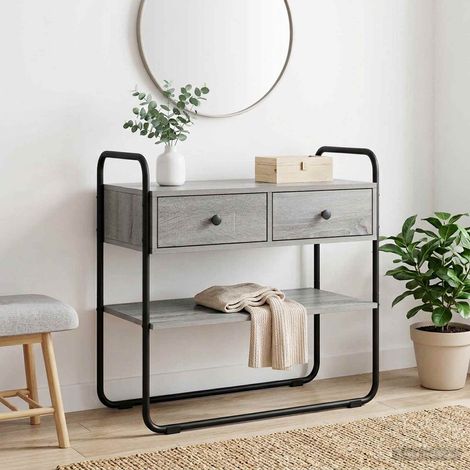 Teenpull – Konsolentisch Grau Sonoma 80 x 40 x 75 cm Holzwerkstoff (1/5)