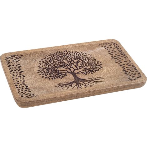 Signes Grimalt Life Tree Display vassoio  Piastra marrone rettangolare - 3x25x15cm