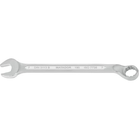Matador Schraubwerkzeuge 01900070 Chiave combinata Misura (metrica) 7 mm (1/4)