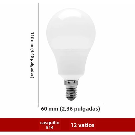 Ampoules LED 10 W, culot à vis E14, blanc froid, 12 V (1/5)