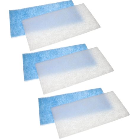 vhbw 6x Filter kompatibel mit WilTec 420 Absauganlage - Ersatzfilter Weiß Hellblau (1/4)