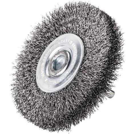 Lessmann Schaft-Rundbürste Stahldraht 0,20 mm, Bürsten-⌀xBesatzbreite: 60X15 mm