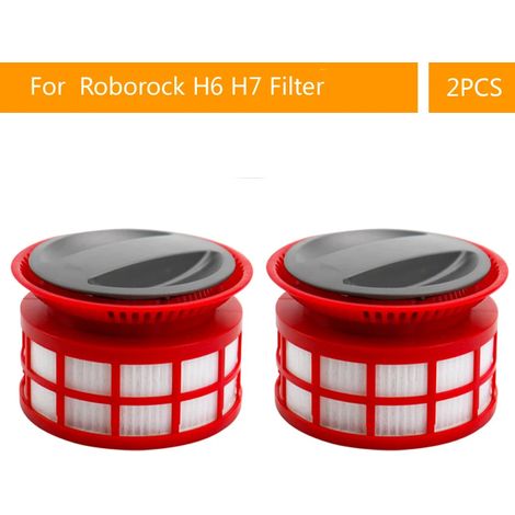 Accessoires pour filtre HEPA Roborock H6 H7 : pièces de rechange, sacs à poussière, aspirateurs portables sans fil, etc.-AquaForge
