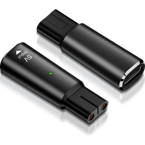 5V USB-C-Ladegerät-Adapter-Konverter-Ladegerät kompatibel mit Philips Norelco One Blade Rasierer (1/5)