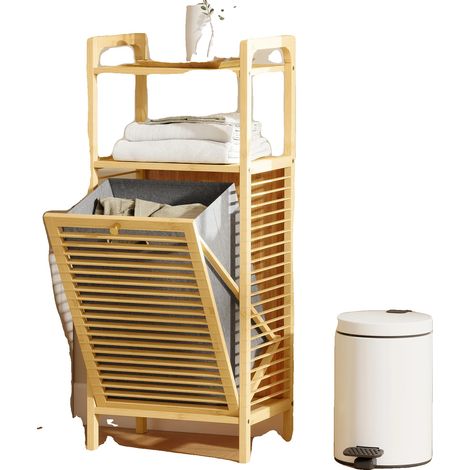 Armario con bolsas extraíbles y lavables, diseño que ahorra espacio, 1 puerta. (1/2)