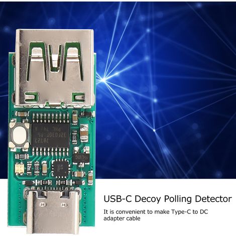 USB-C PD 2.0/3.0 zu DC-Wandler zur Auslösung des Schnellladens und zur Aktivierung der Versorgungsspannungserkennung für Laptops über USB-C (1/5)