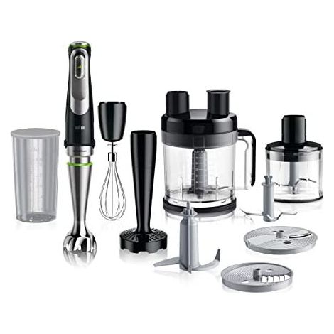 Braun MQ9187XLI batidora de mano negro inox 1200 W (1/5)