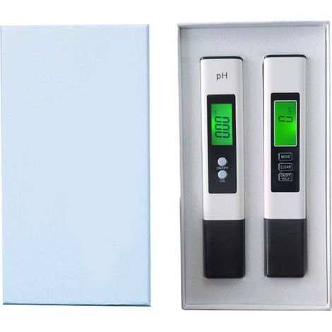 1 stylo testeur TDS, pH et température, mesure de conductivité EC, portable et ergonomique pour analyse eau (1/5)