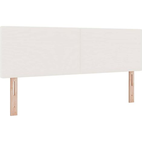 Maison Exclusive - Testiera Crema 144 cm Tessuto in Cords