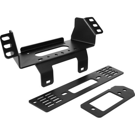 Support de treuil, capacité 907-1633 kg, fixation attelage pour Polaris Ranger (2010-2021), 3 trous, acier thermolaqué, secours tout-terrain (1/5)
