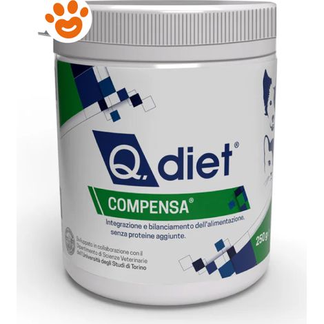 Q. Diet Dog&Cat Compensa Mangime Complementare - Confezione 1 Kg -