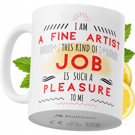 Taza de café/té divertida y humorística para artistas. Taza con diseño gráfico y texto gracioso para cumpleaños, santos y días festivos. Taza premium para ocasiones especiales en casa, la oficina o el (1/5)
