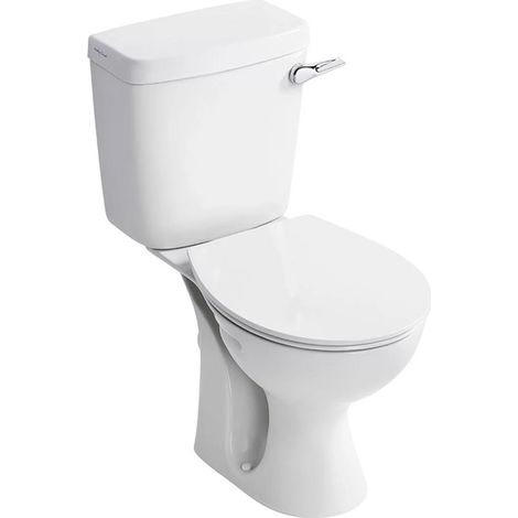 Armitage Shanks Sandringham 21 Close Coupled Toilet Lever Cistern - Soft Close Seat (1/2)