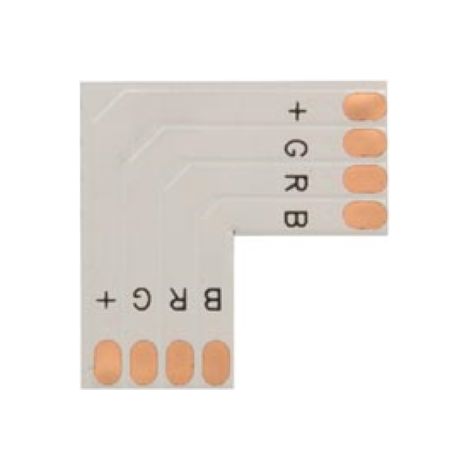 Flexibler Leitungsverbinder - l-förmig - Farbe rgb - 10 mm (1/4)