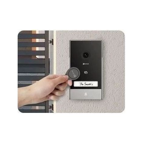 Ezviz HP7 Smart-Video-Türklingel 2K Zwei-Wege-Audio Nachtsicht Schwarz Grau (1/5)