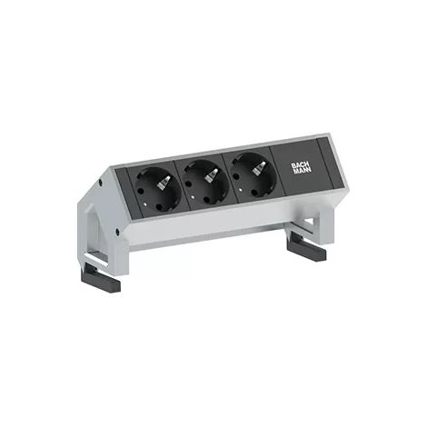 Bachmann DESK2 3xCEE7/3 Strom 0,2m GST18 Inox lackiert 902.4048 (1/2)