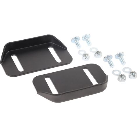 Lot de 2 patins de souffleuse à neige pour souffleuse à neige 784 5580 984 5580 et 784 5580 0637 - Pièces de rechange pour souffleuse à neige - Noir (1/5)