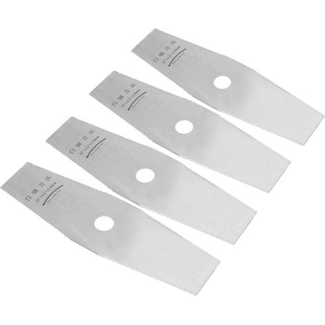 4 lames de débroussailleuse de 30 cm (12 pouces) avec dents en acier rapide, accessoires pour coupe-bordures. (1/5)