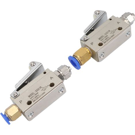 Lot de 2 embouts de pistolet à air comprimé haute dureté en acier pour le dépoussiérage et la réparation de montres (1/5)