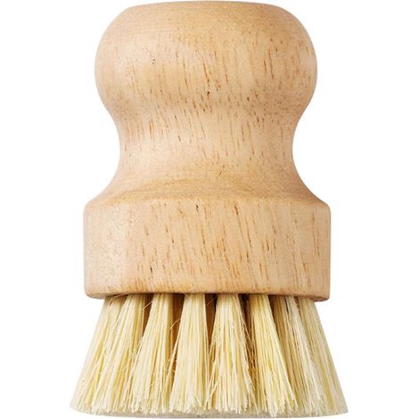 1 Pièce Brosse Vaisselle,Ronde Brosse Legume Nettoyage Cuisine Vaisselle Bois à Pot pour Laver la Vaisselle Les Casseroles Bouteilles Plaques de Cuisso,Sisal Poils (1/5)