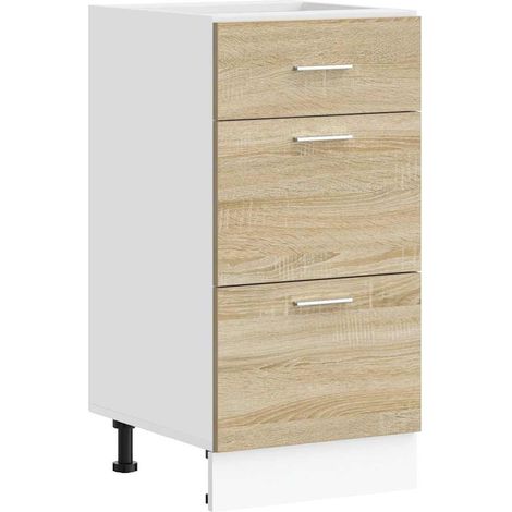 Maison Exclusive - Armadio Inferiore “Lyon” Rovere Sonoma 40x46x81,5 cm