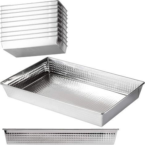 Bandeja para hornear, superficie antiadherente, alta distribución del calor, 9 PAs-30x25x6cm (1/2)