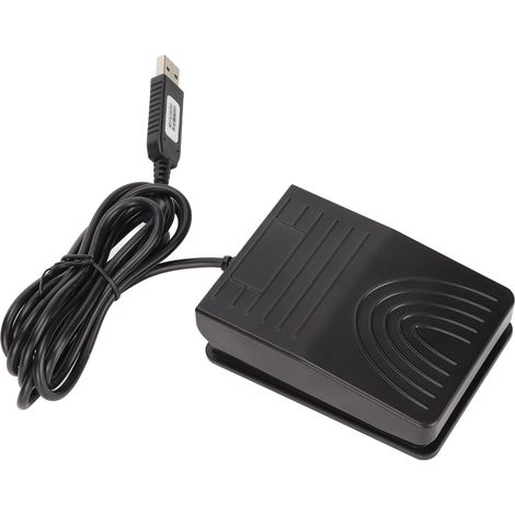 Pédale USB pour Jeux, Contrôle Multimédia Souris Clavier Ergonomique, Interrupteur au Pied pour PC et Gaming