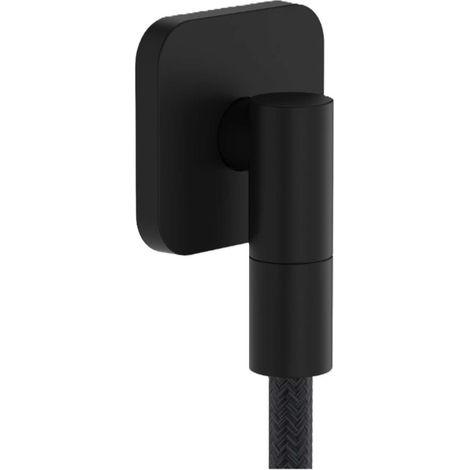 Axor Fine - Wandanschlussbogen, schwarz matt 36739670 (1/2)