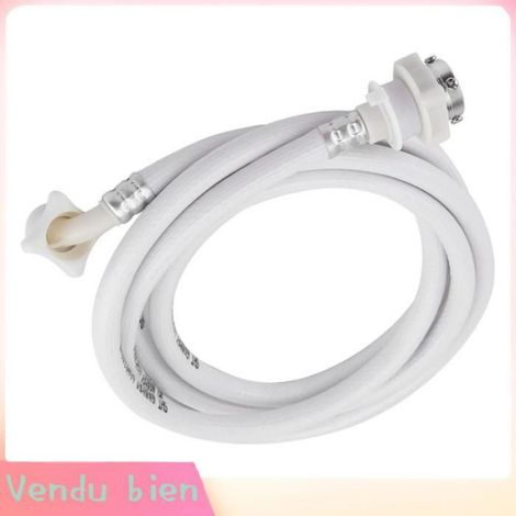 HURRISE tuyau en PVC Connecteur de Tube de tuyau d'entrée d'eau de Machine à laver, electromenager lave-linge 3 mètres/9,8 pieds (1/4)